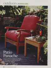 Better Homes & Gardens June 2007 Magazine Article: Patio Panache
