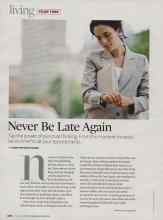 Better Homes & Gardens June 2007 Magazine Article: Never Be Late Again