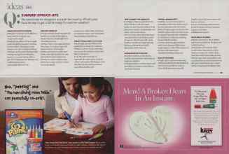 Better Homes & Gardens June 2007 Magazine Article: Q: SUMMER SPRUCE-UPS