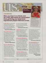 Better Homes & Gardens July 2007 Magazine Article: When you drop in on a friend, even via e-mail, what sparks the conversation? Food, gardening, your latest home improvement project? We'd love to hear
