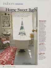 Better Homes & Gardens July 2007 Magazine Article: Home Sweet Bath