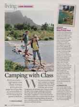 Better Homes & Gardens July 2007 Magazine Article: Camping with Class