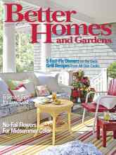 Better Homes & Gardens July 2007 Magazine Cover