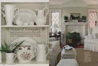 Better Homes & Gardens July 2007 Magazine Article: House of Tranquility
