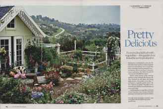 Better Homes & Gardens July 2007 Magazine Article: Pretty Delicious
