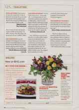 Better Homes & Gardens August 2007 Magazine Article: 10 DAYS OF BEAUTIFUL BOUQUETS