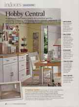 Better Homes & Gardens August 2007 Magazine Article: Hobby Central