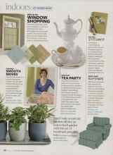 Better Homes & Gardens August 2007 Magazine Article: WINDOW SHOPPING