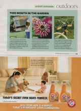 Better Homes & Gardens August 2007 Magazine Article: THIS MONTH IN THE GARDEN