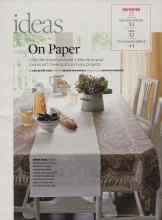 Better Homes & Gardens September 2007 Magazine Article: On Paper