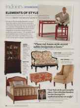 Better Homes & Gardens September 2007 Magazine Article: ELEMENTS OF STYLE