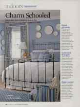 Better Homes & Gardens September 2007 Magazine Article: Charm Schooled