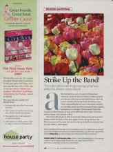 Better Homes & Gardens September 2007 Magazine Article: Strike Up the Band!