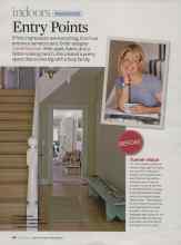 Better Homes & Gardens September 2007 Magazine Article: Entry Points