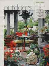 Better Homes & Gardens September 2007 Magazine Article: Orange Crush