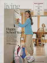 Better Homes & Gardens September 2007 Magazine Article: Happy School Year!