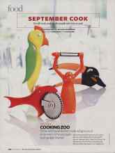 Better Homes & Gardens September 2007 Magazine Article: COOKING ZOO