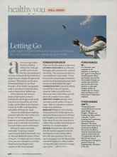 Better Homes & Gardens September 2007 Magazine Article: Letting Go