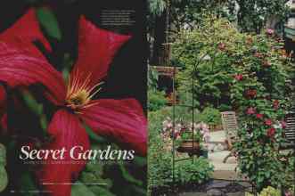 Better Homes & Gardens September 2007 Magazine Article: Secret Gardens