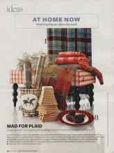 Better Homes & Gardens October 2007 Magazine Article: MAD FOR PLAID