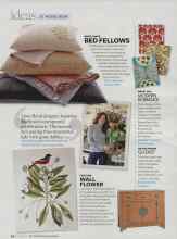 Better Homes & Gardens October 2007 Magazine Article: WALL FLOWER