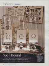 Better Homes & Gardens October 2007 Magazine Article: Spell Bound