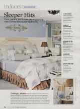 Better Homes & Gardens October 2007 Magazine Article: Sleeper Hits