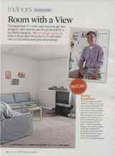 Better Homes & Gardens October 2007 Magazine Article: Room with a View