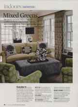 Better Homes & Gardens October 2007 Magazine Article: Mixed Greens