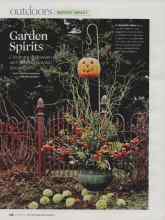 Better Homes & Gardens October 2007 Magazine Article: Garden Spirits