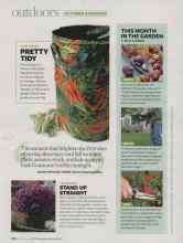 Better Homes & Gardens October 2007 Magazine Article: THIS MONTH IN THE GARDEN