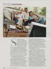 Better Homes & Gardens October 2007 Magazine Article: All Together Now
