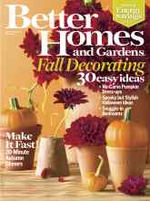 Better Homes & Gardens October 2007 Magazine Cover