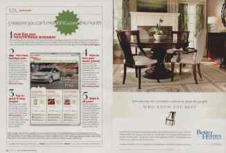 Better Homes & Gardens October 2007 Magazine Article: Page 22