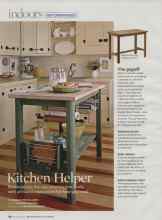 Better Homes & Gardens November 2007 Magazine Article: Kitchen Helper