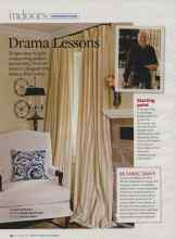 Better Homes & Gardens November 2007 Magazine Article: Drama Lessons