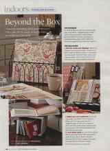 Better Homes & Gardens November 2007 Magazine Article: Beyond the Box