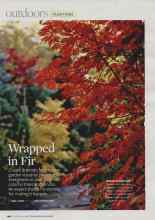 Better Homes & Gardens November 2007 Magazine Article: Wrapped in Fir