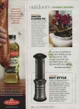 Better Homes & Gardens November 2007 Magazine Article: WINTER FLOWER FIX