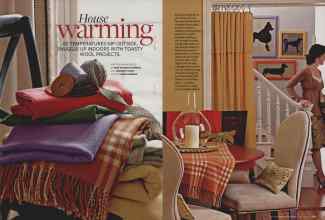 Better Homes & Gardens November 2007 Magazine Article: House warming