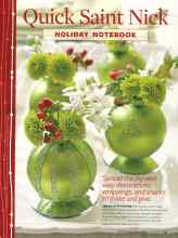 Better Homes & Gardens December 2007 Magazine Article: Wraps that Wow