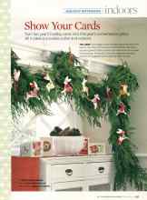 Better Homes & Gardens December 2007 Magazine Article: Show Your Cards