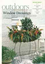 Better Homes & Gardens December 2007 Magazine Article: Window Dressings