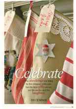 Better Homes & Gardens December 2007 Magazine Article: Homespun Holiday