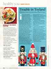 Better Homes & Gardens December 2007 Magazine Article: NAVIGATE THE SNACK PLATTER