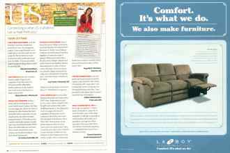 Better Homes & Gardens December 2007 Magazine Article: Page 12