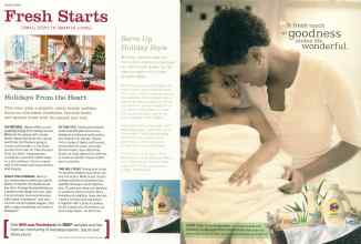 Better Homes & Gardens December 2007 Magazine Article: Page 110