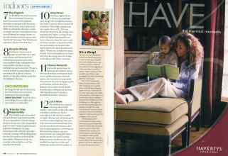 Better Homes & Gardens December 2007 Magazine Article: Page 116