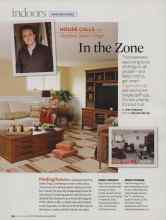 Better Homes & Gardens January 2008 Magazine Article: In the Zone