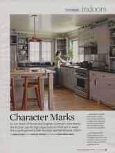 Better Homes & Gardens January 2008 Magazine Article: Character Marks
